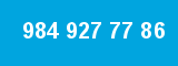 984 927 77 86 984 927 77 86